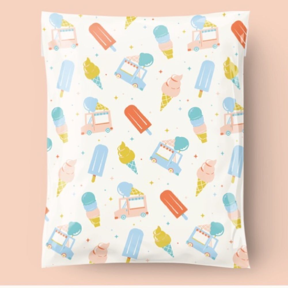 Poly mailers stickers
